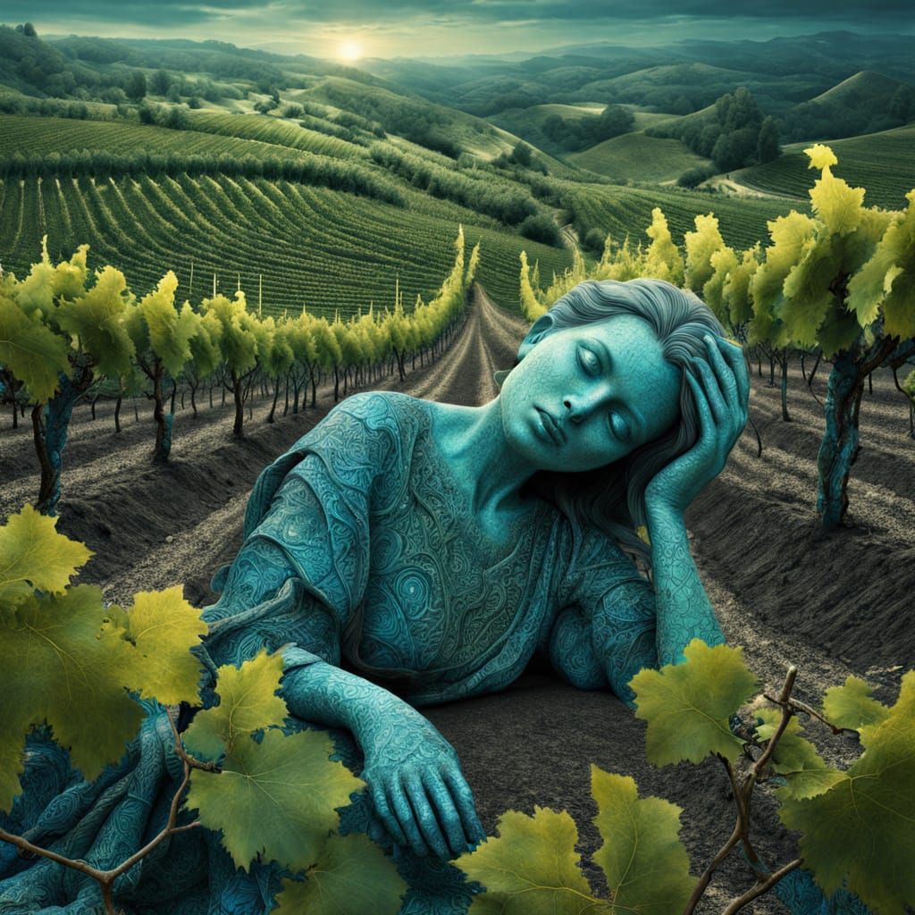 Surreal Bio Art Masterpiece with Vibrant Colors and Dreamlik...