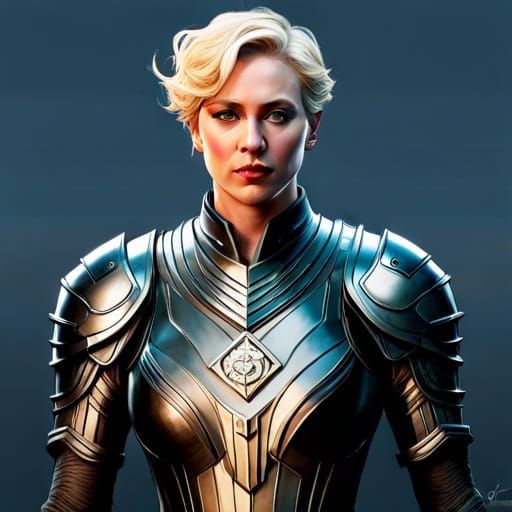 Brienne of Tarth Portrait in Armor