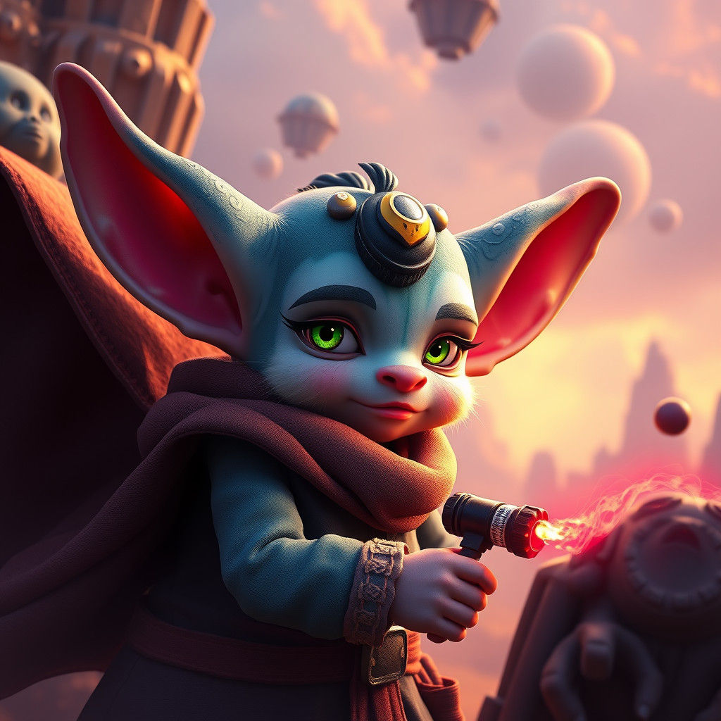Dofus Character in Star Wars Universe: Matte Painting
