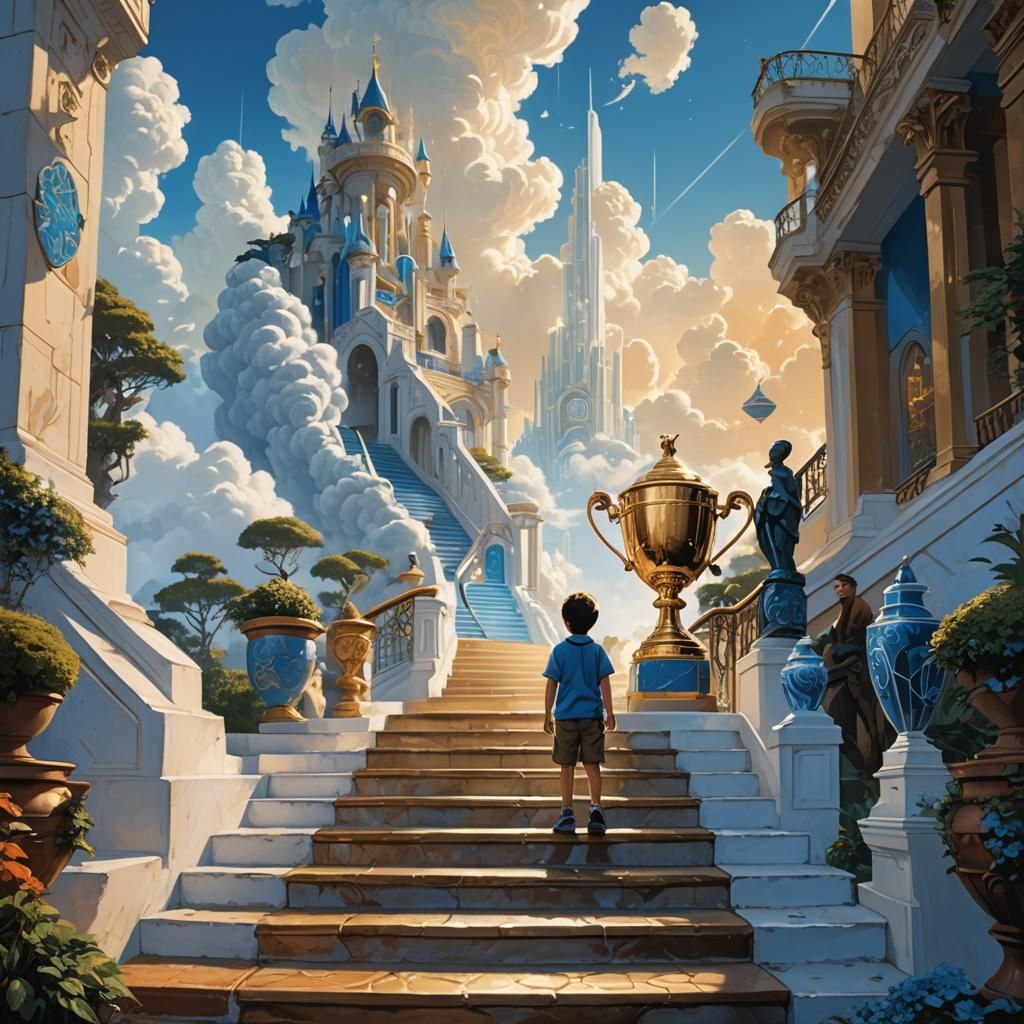 Stairway to Heaven: A Digital Matte Painting