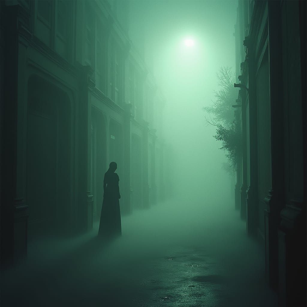 Ethereal Surrealism: Dreamlike Industrial Film Still