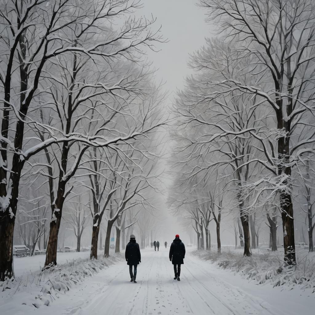 Walking in a Winter Landscape