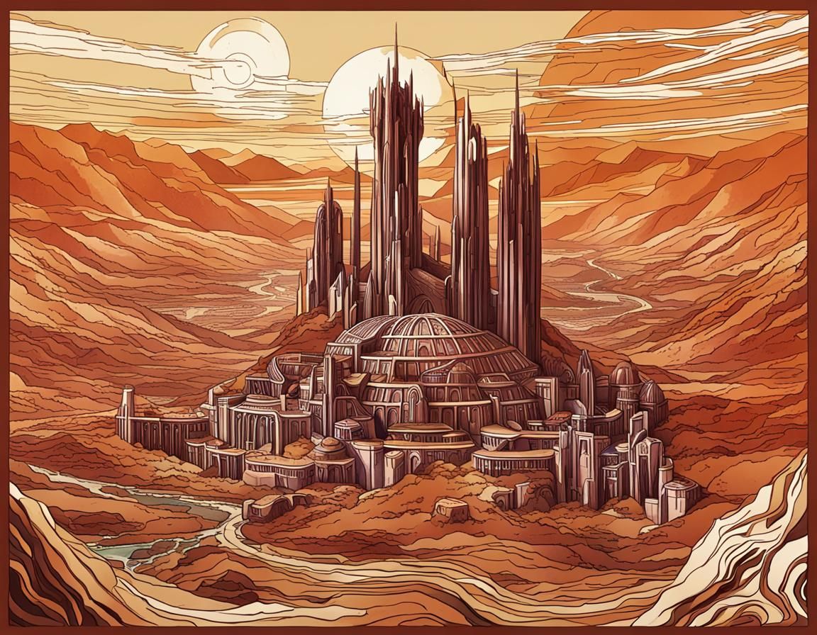 Gallifrey: Conceptual Rendering of the Timelord Planet
