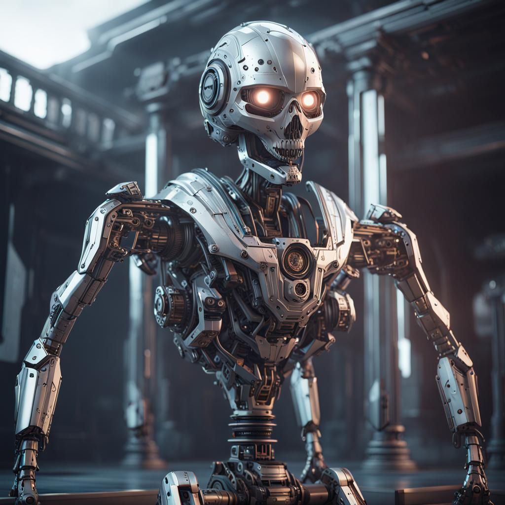 Ethereal Ghost Haunts Villa in Sci-Fi Style