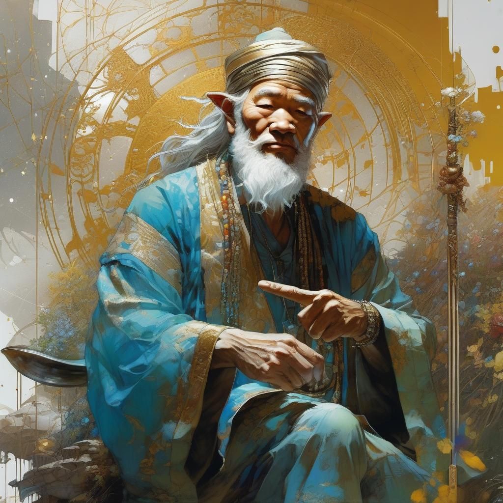 When the wise man points to the moon, the fool looks at the finger