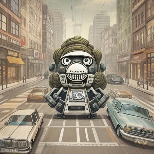 Anthropomorphic Urbanism: AI Interpretation