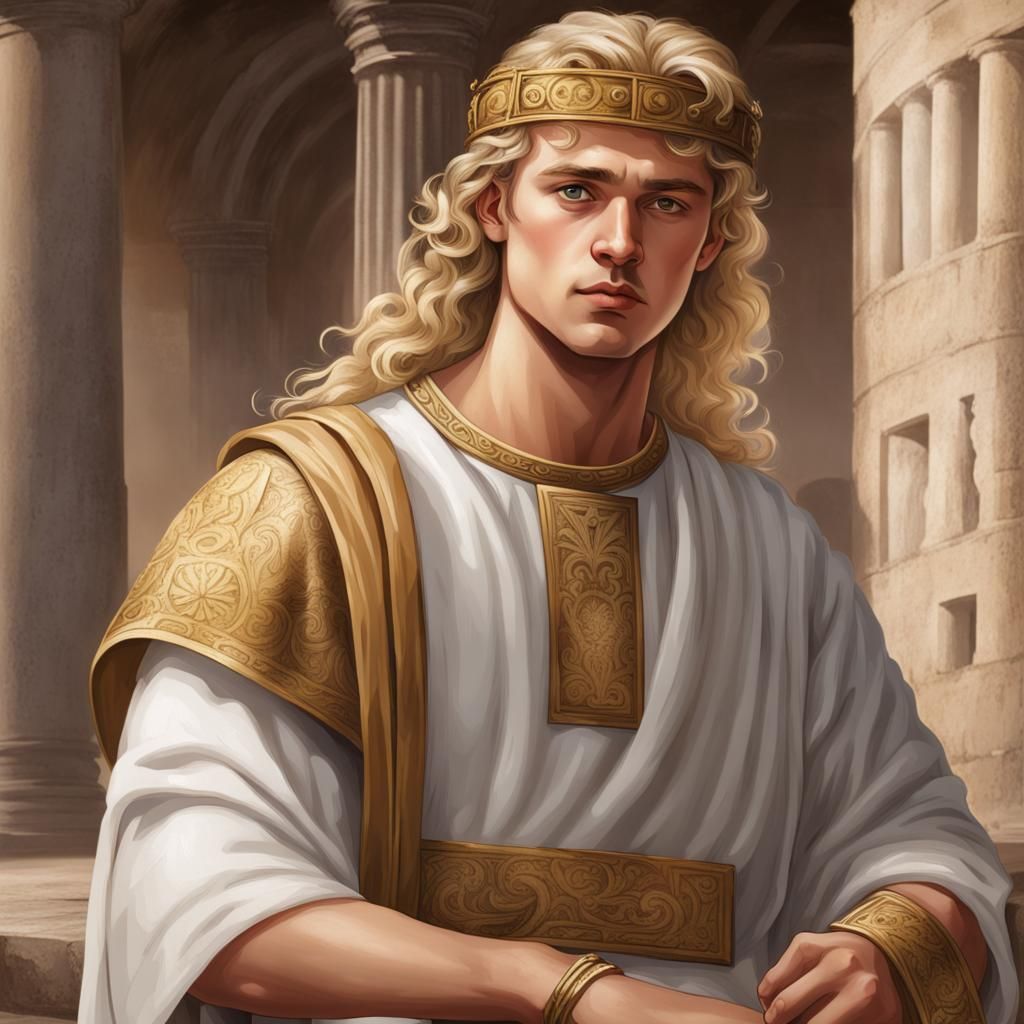 Young Roman High Priest Portrait