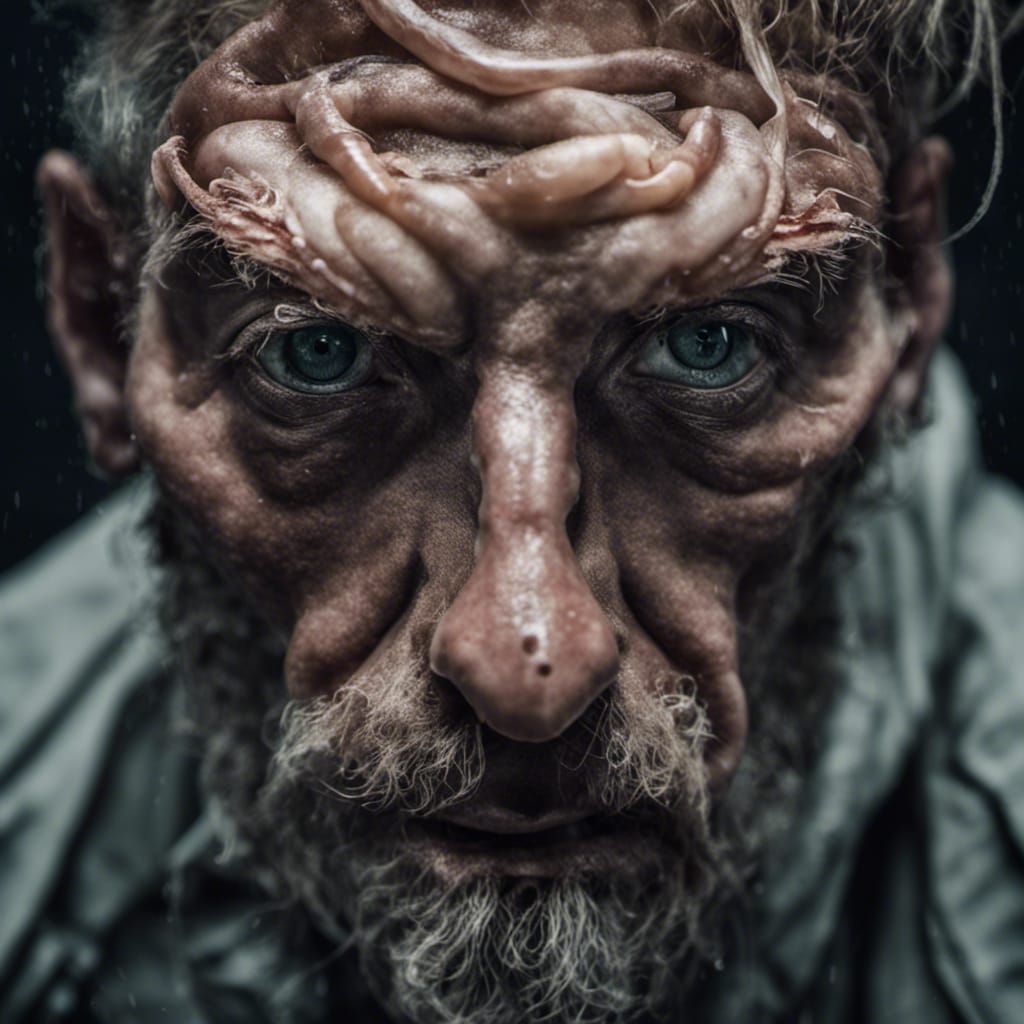 Deep Sea Demon Portrait by Lee Jeffries