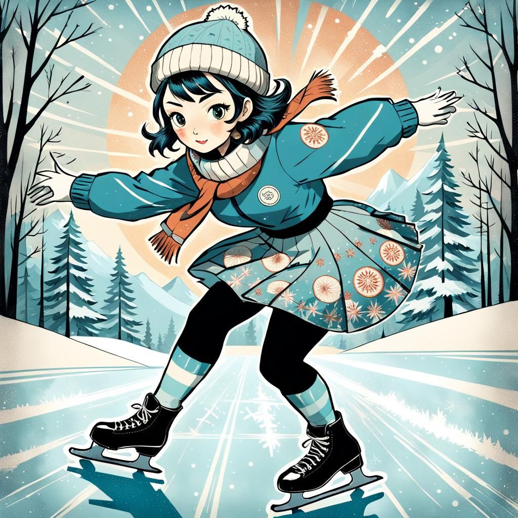 Ice dating retro style