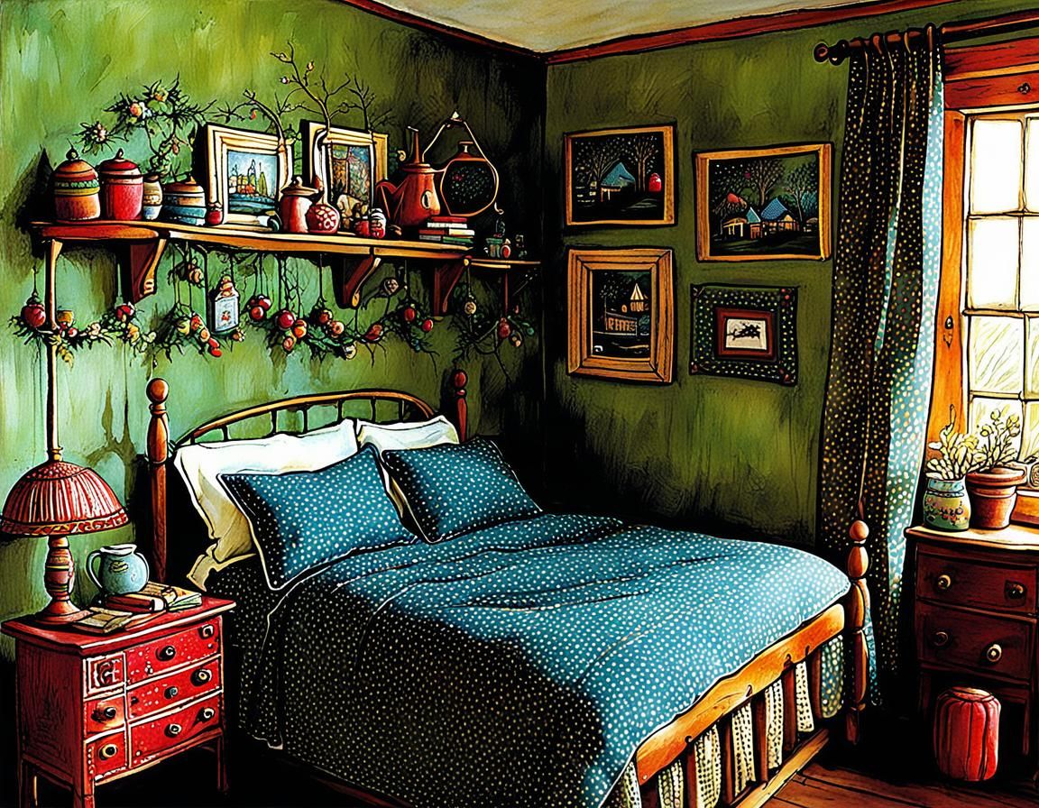 Detailed Cozy Home Illustration