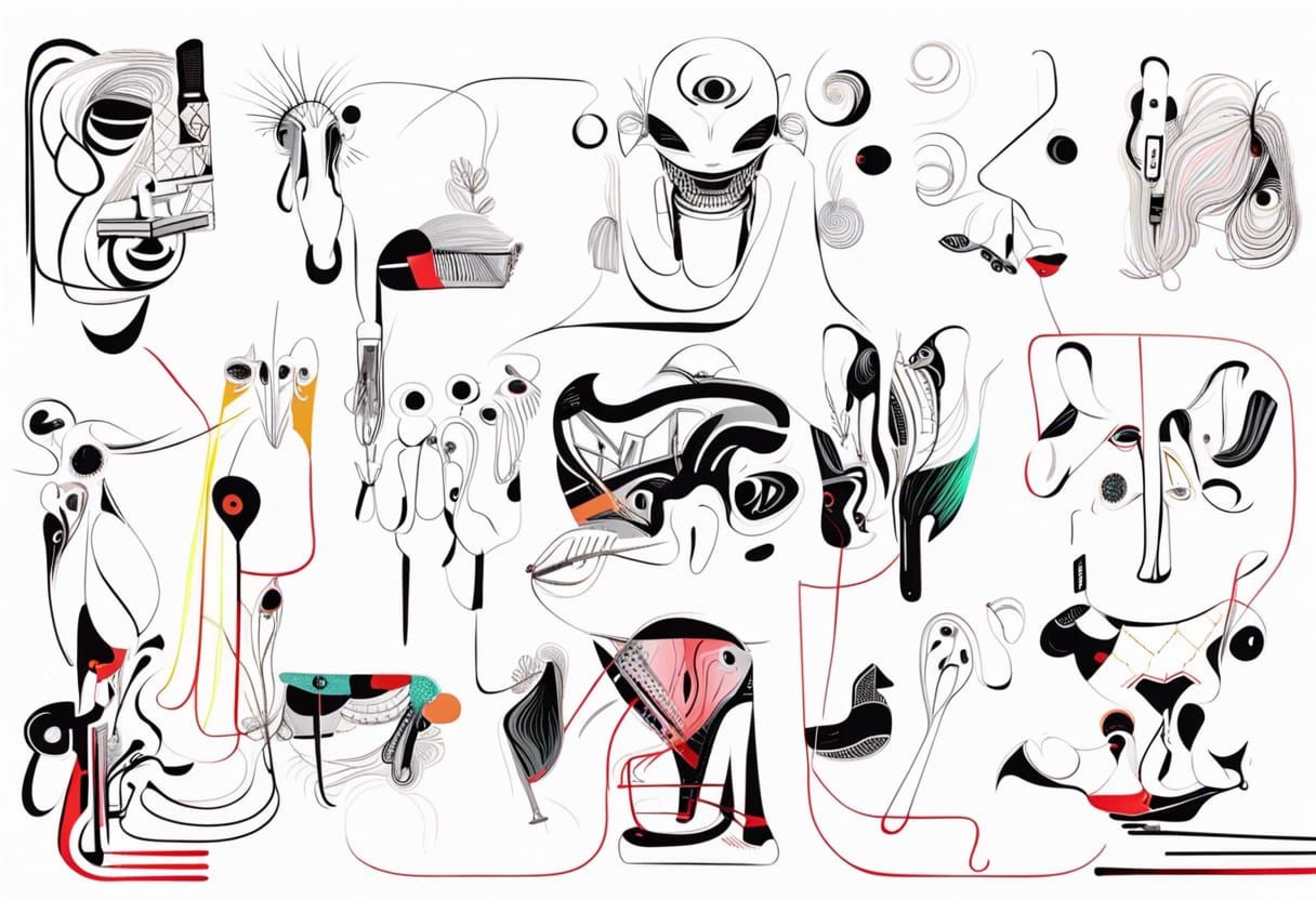 Detailed Neon Expressionism
