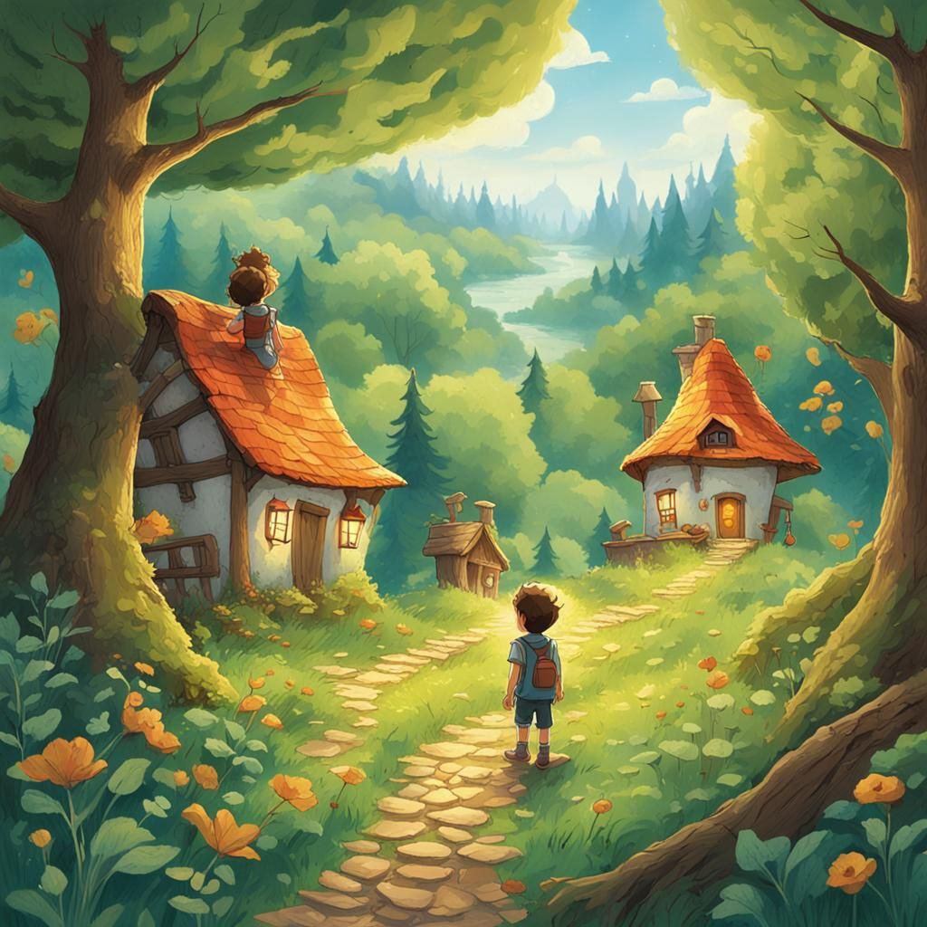 Lucas's Enchanted Forest Adventure with Unicorn