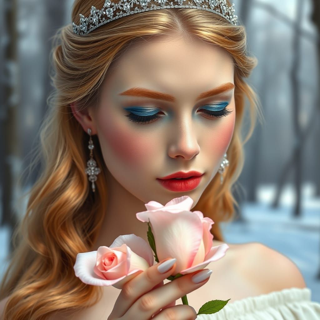 Renaissance Princess in Hyper-Realistic Portrait