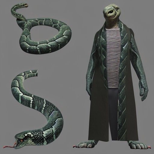 Harry Potter's Snake Transformation: 3D Unreal Engine Art