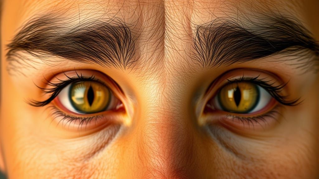 Ancient Almond Eyes in Intricate Detail