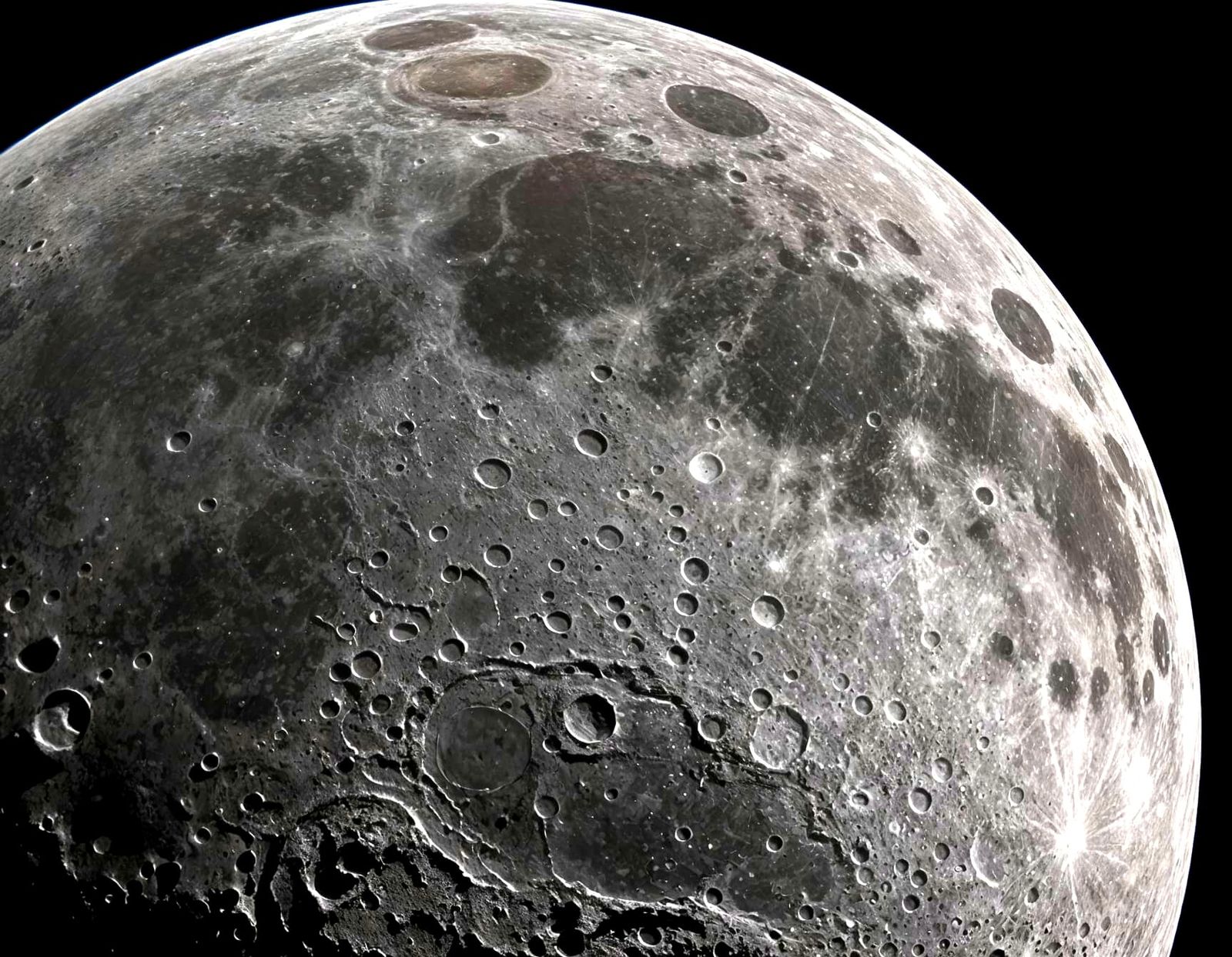 Hyper-Realistic Moon Surface From Space
