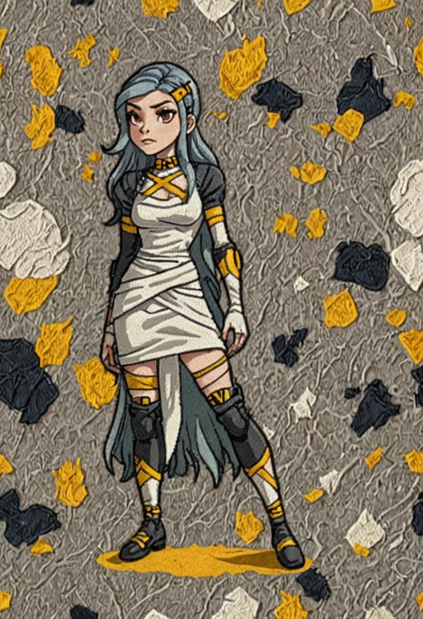 Monster Girl Gwen as Frankenstein Mummy