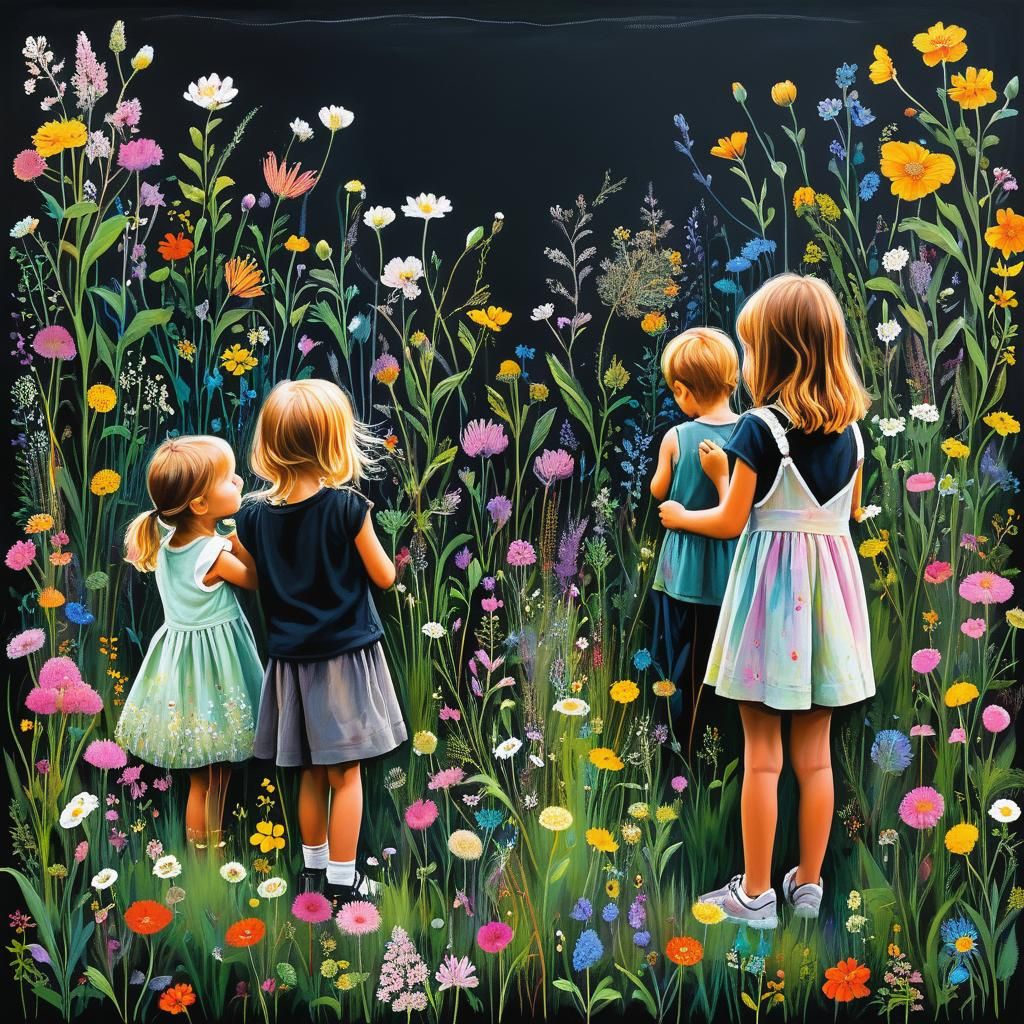 Chalk Meadow: A Children's Art Brut Masterpiece