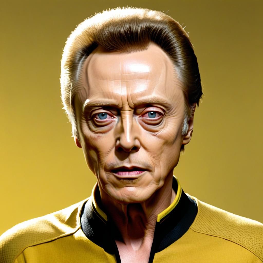 Christopher Walken as Captain Kirk in Star Trek