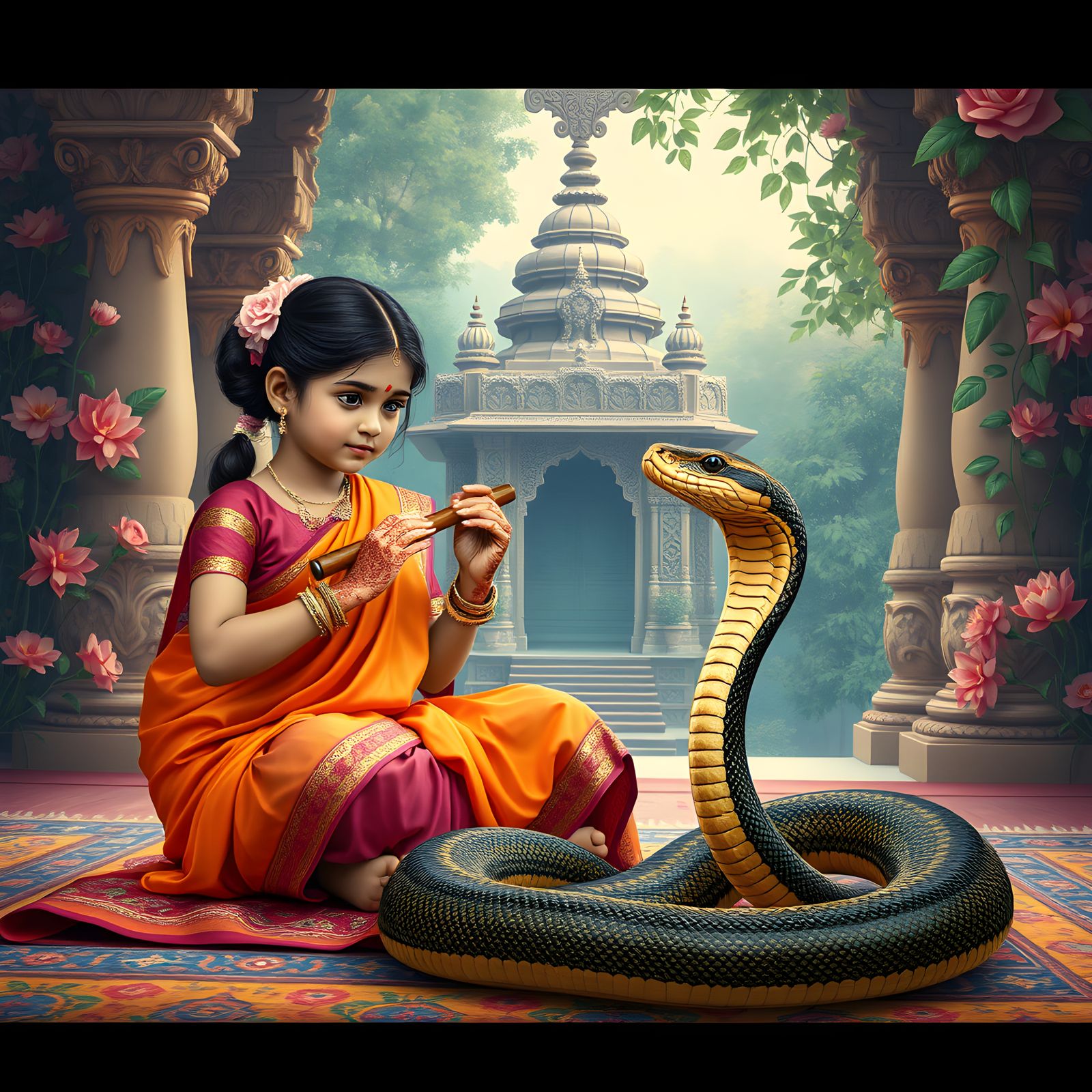 The Snake Charmer Girl