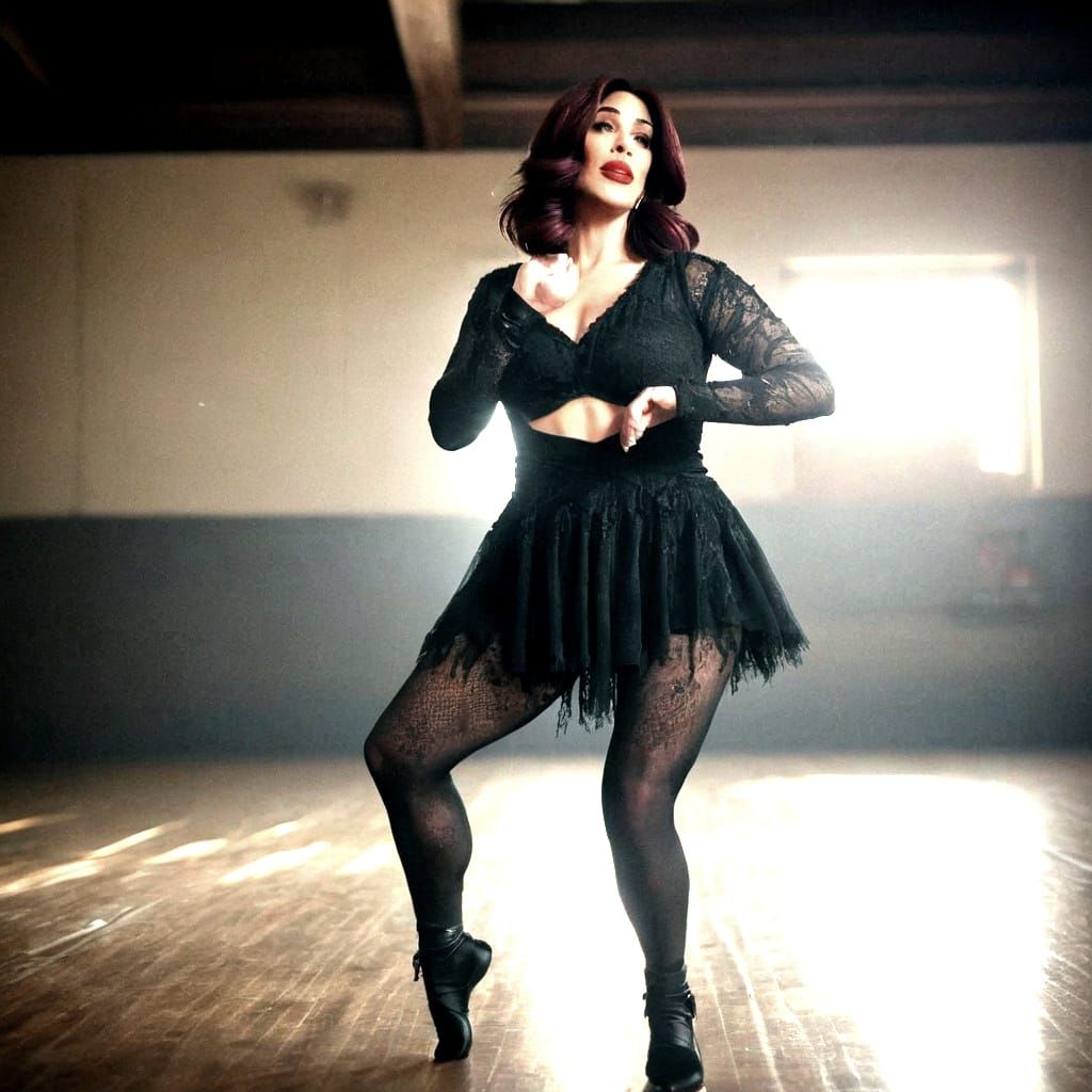 Epic 35mm Film Portrait of a Dancer in Cinematic Lighting