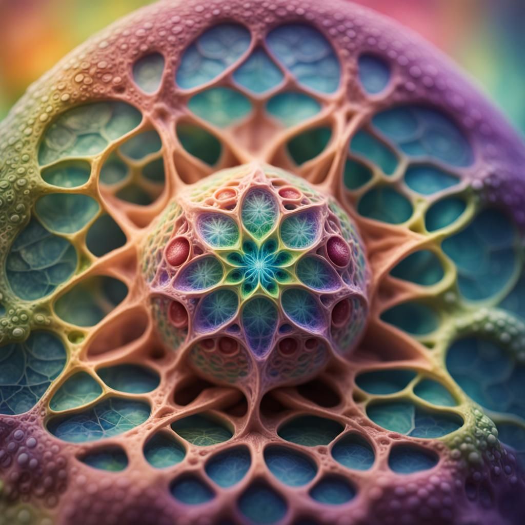 Amoebas in The most psychedelic scene imaginable