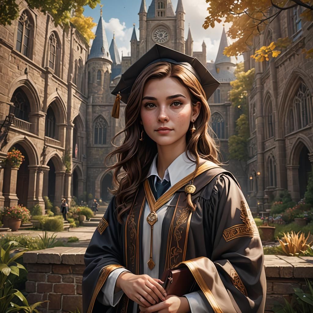 College Graduate Celebrates Academic Achievement