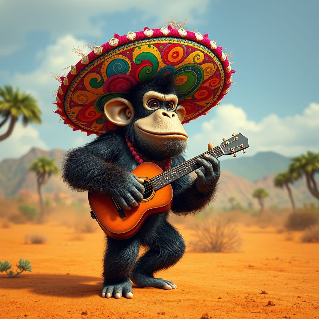 Donkey Kong with Sombrero