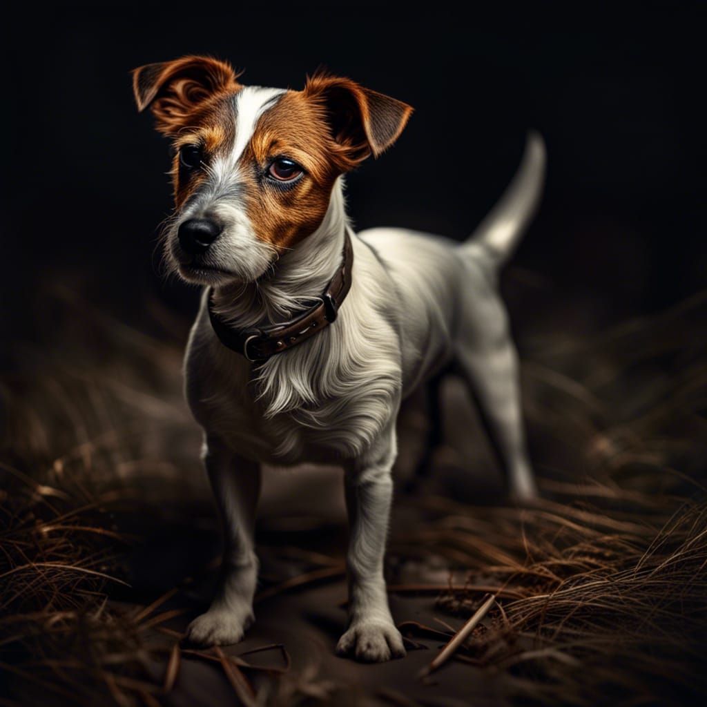 Hyperrealistic Jack Russell Portrait in High Definition