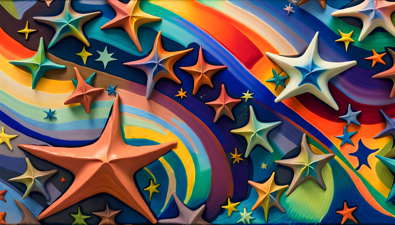 Macro Star Cluster Formation in Impasto Style