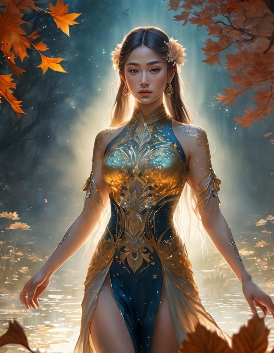 Autumn Wilderness Fantasy Portrait