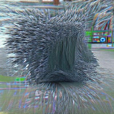 Abstract Static Image in 8K 3D