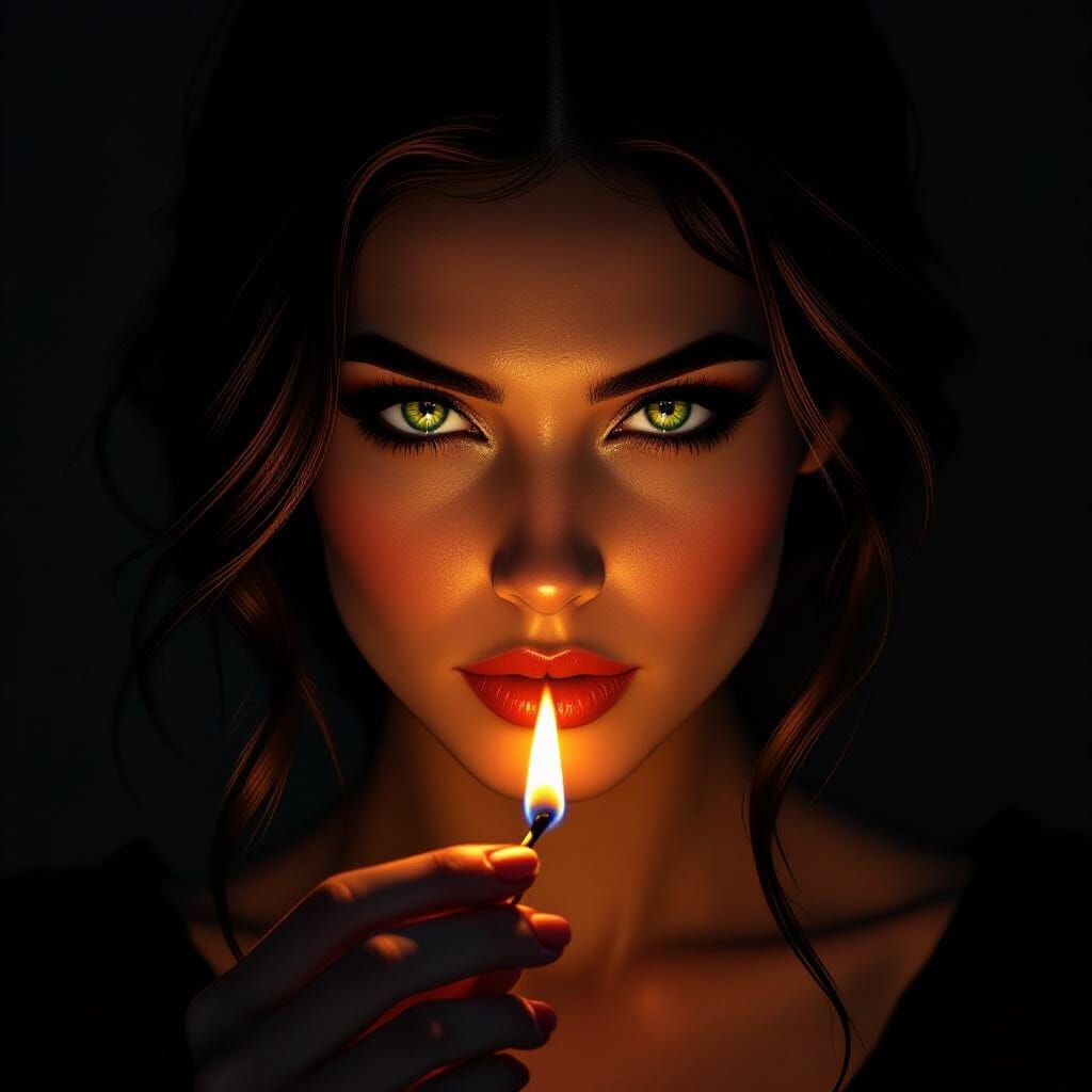 Woman's Dangerous Gaze Ignites Forbidden Attraction