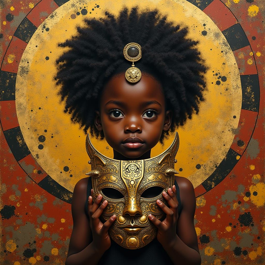 Afrofuturistic Cosmic Beauty in Abstract Expressionism