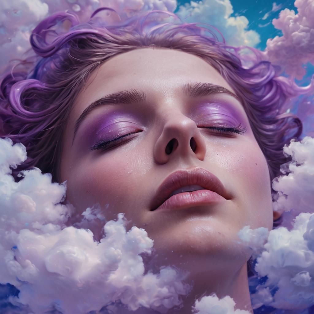 Dreamlike Surrealism in Vibrant Expressionist Oil Painting