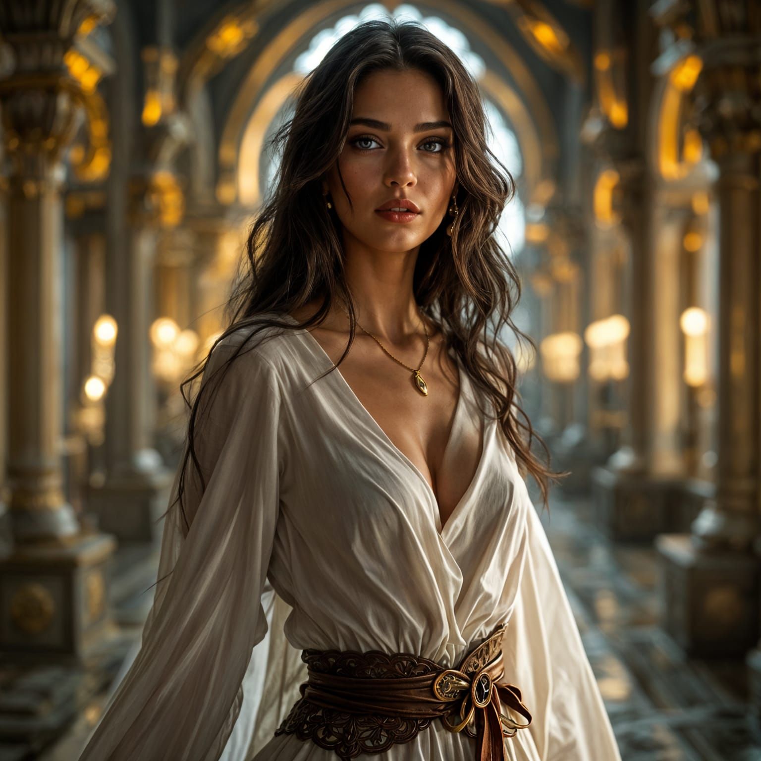 Amazonian Queen in Bronze Age Palace on the Black Sea