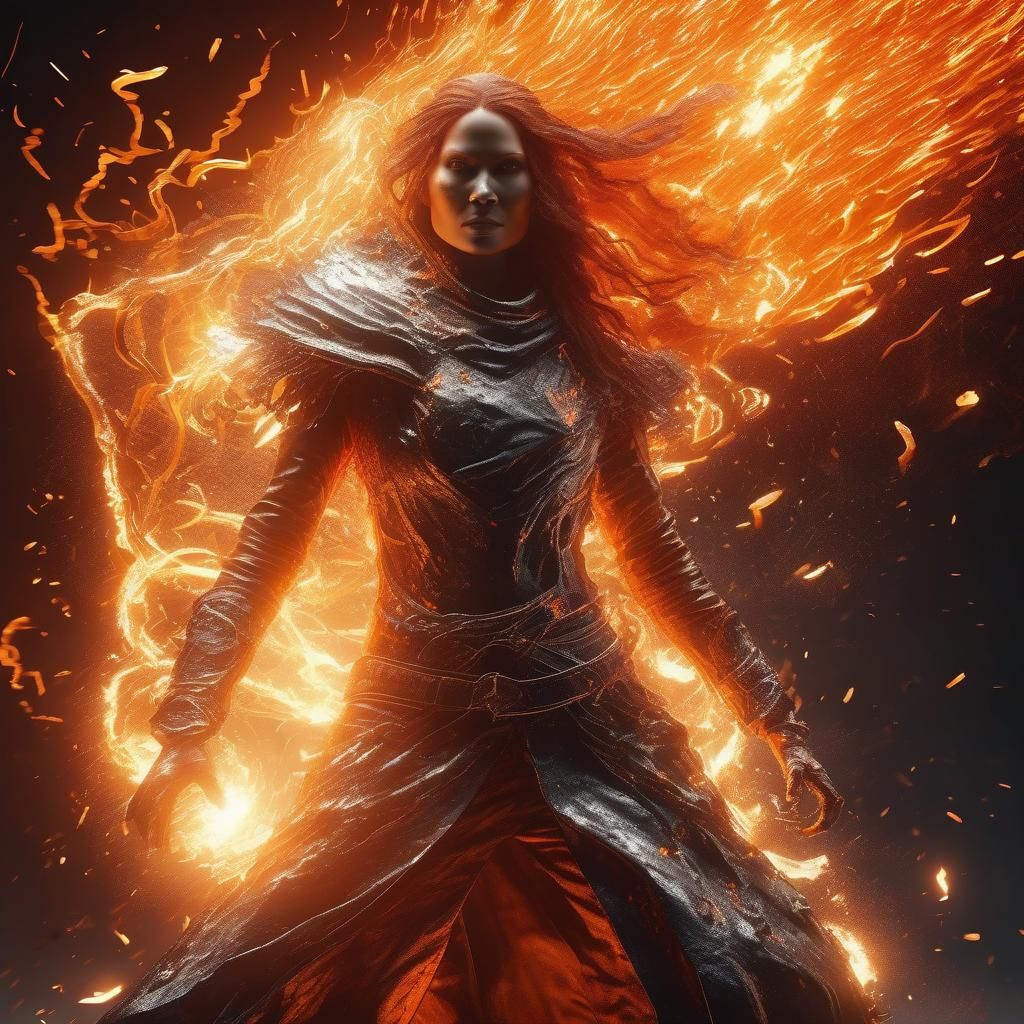 Molten Metal Sorceress of Fire and Sparks