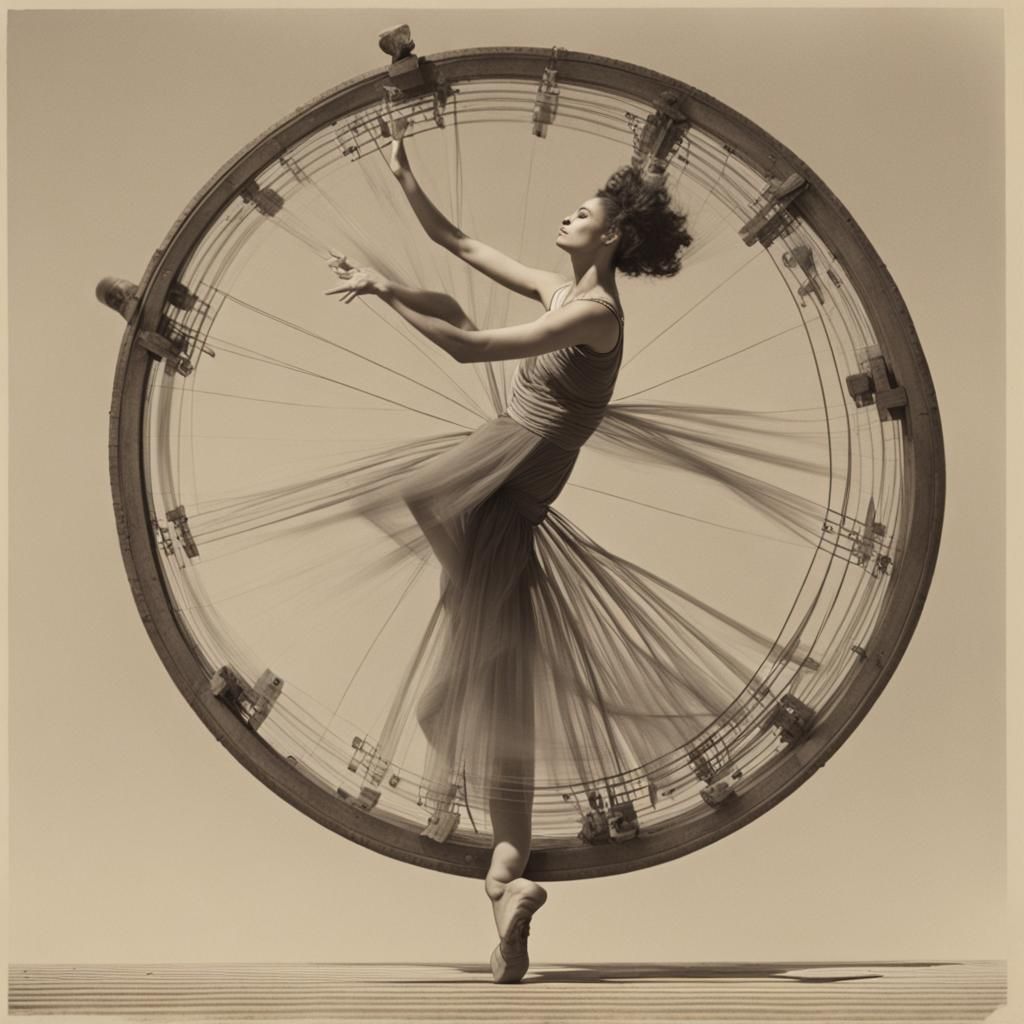 Music and Motion: A Dance of Spinning Wheels