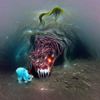Abyssal Monster in the Deep Sea