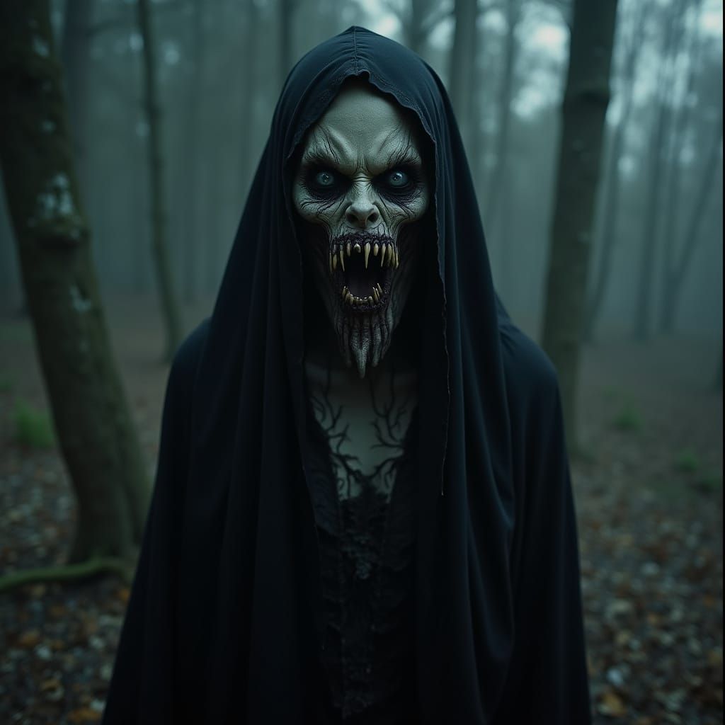 Demonic Sorceress in Dark Fantasy Style