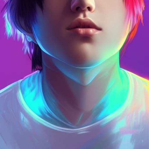 lips and cool hair