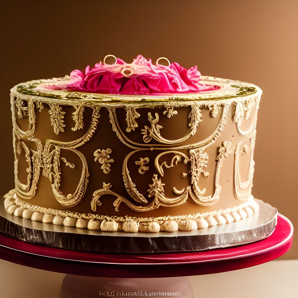 Baroque Cake from 1970s Cookbook