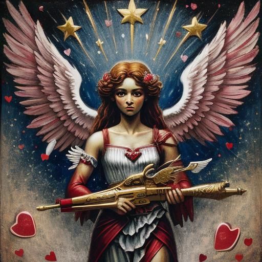 Valentine angel  ,cupid