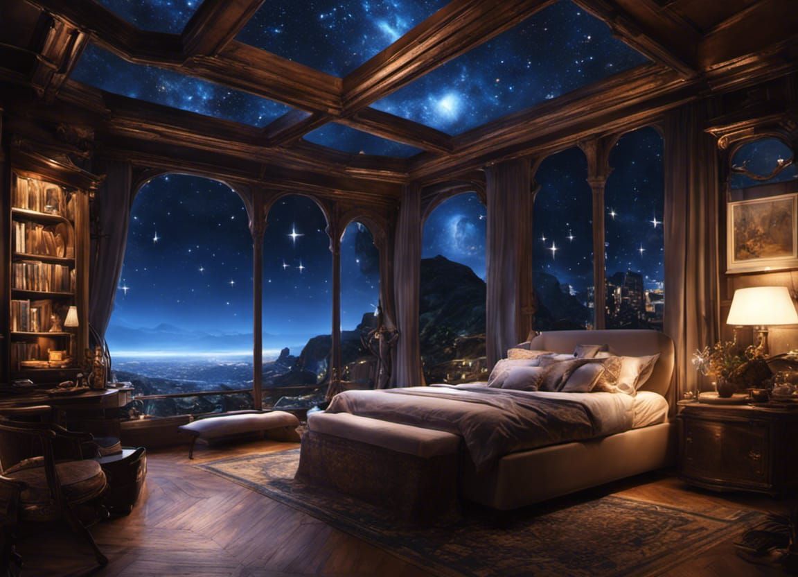 Dream Bedroom Under the Stars