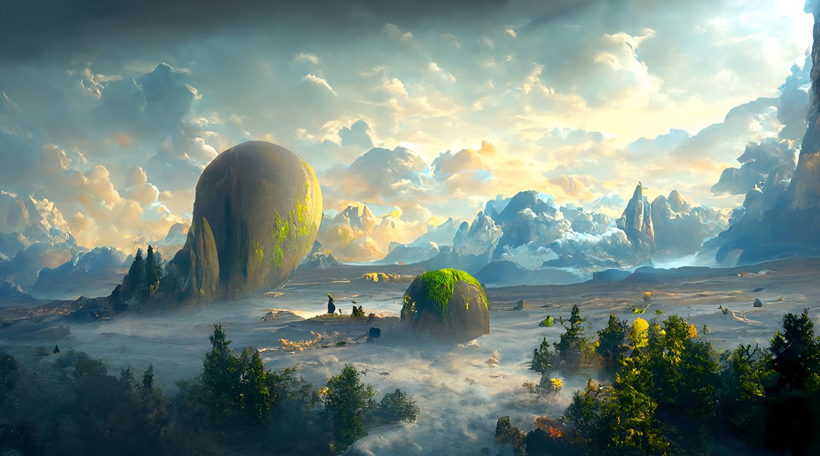 Surreal Vista of an Impossible Landscape