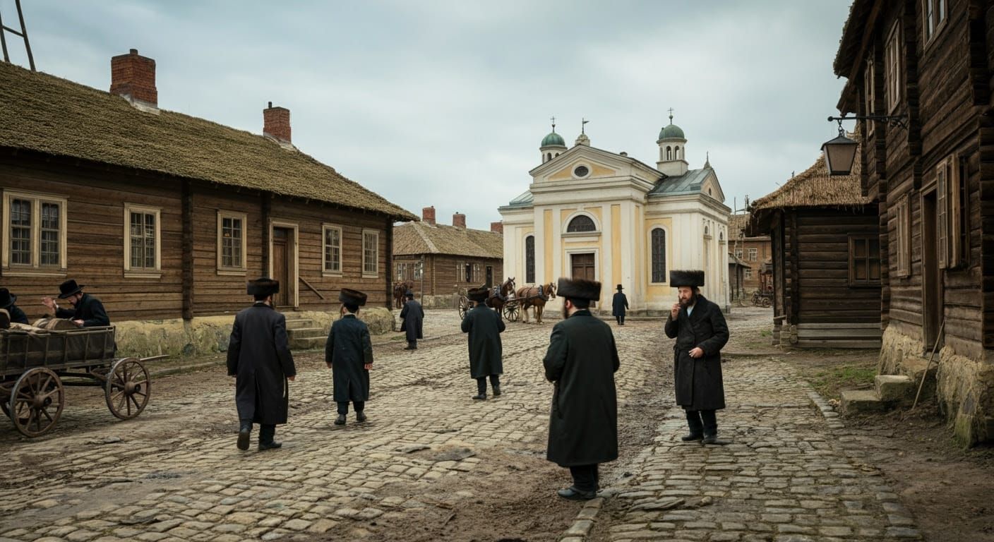 A 19th-Century Jewish Village in Poland: Wooden Homes and Sy...