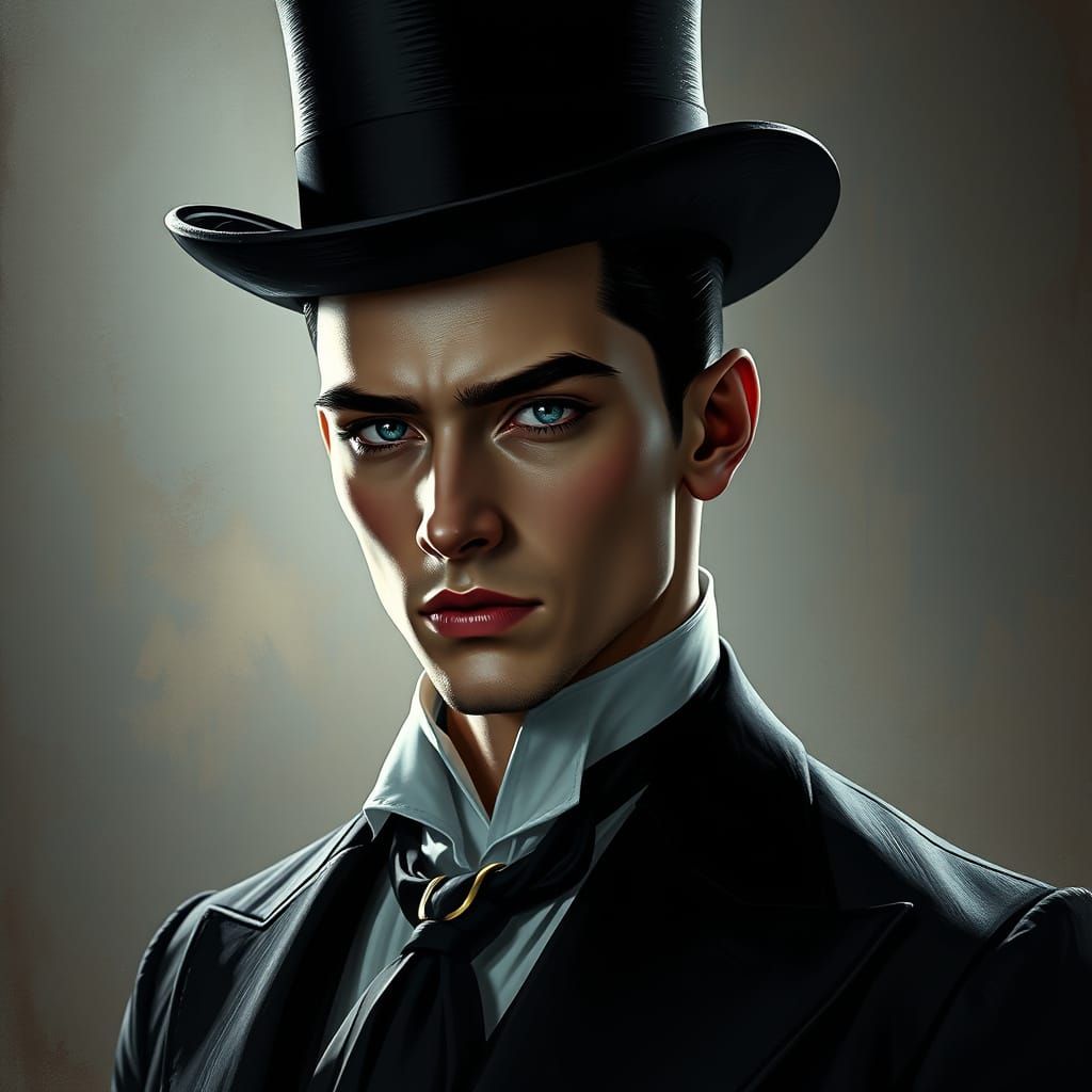 Ethereal Dark Fantasy Emperor in Ultra-Realistic Style