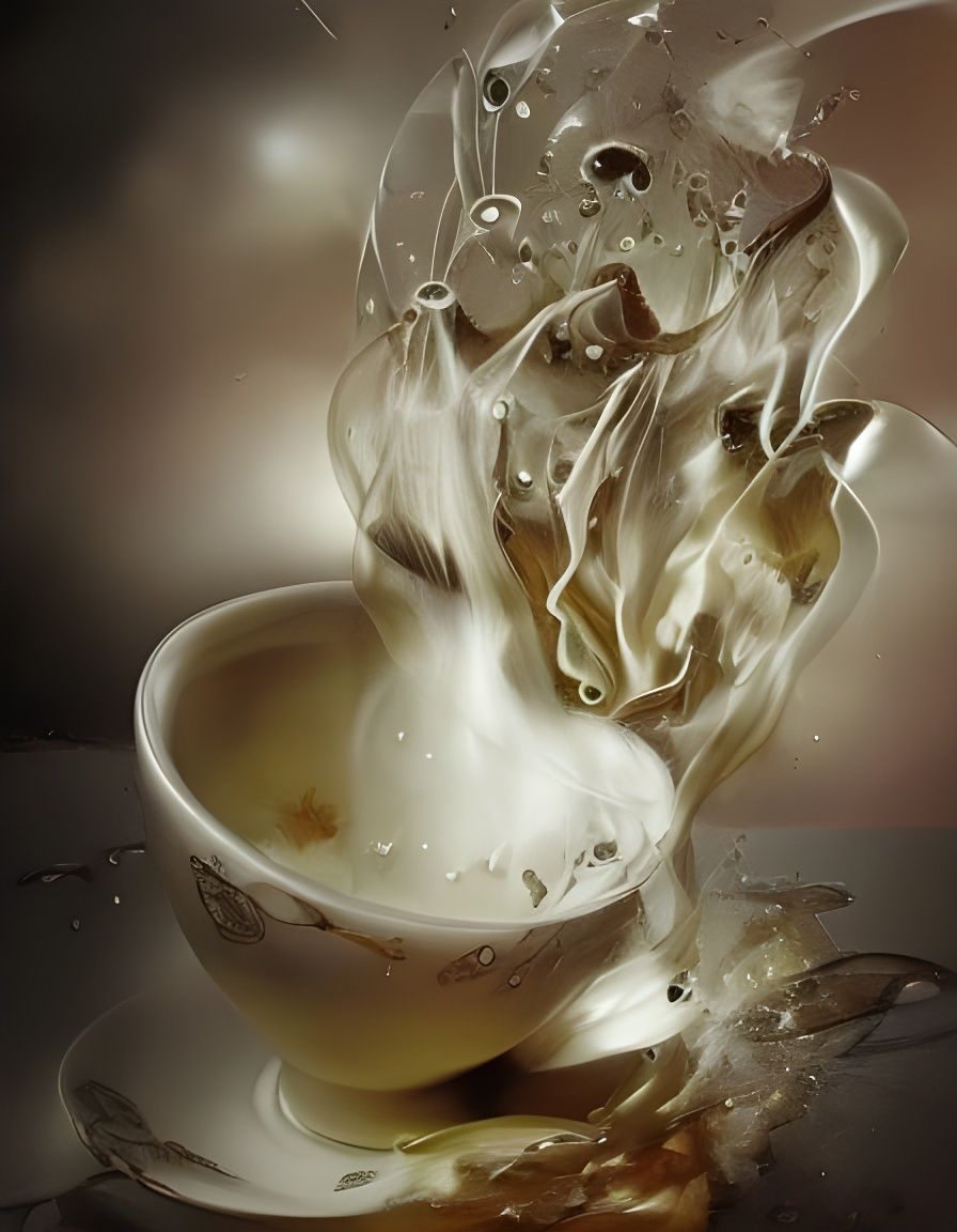 Exploding Teacups in Cinematic Style