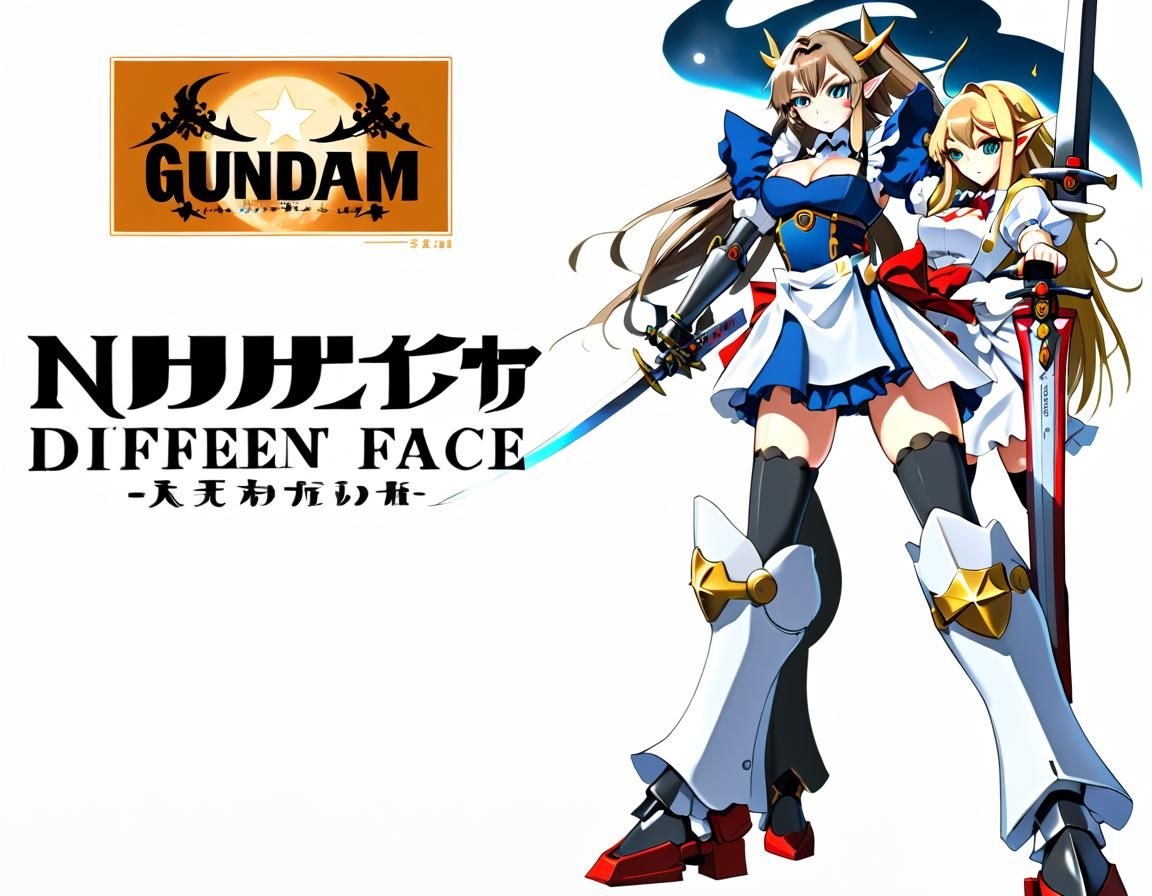 Anime Girls in Fantasy Setting, Manga Style