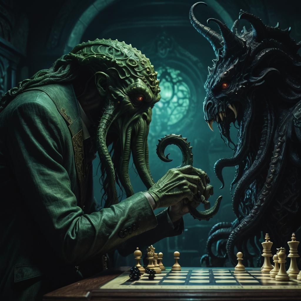 A variation of a theme: 'The Cosmic Chess: Cthulhu vs. Yog-S...